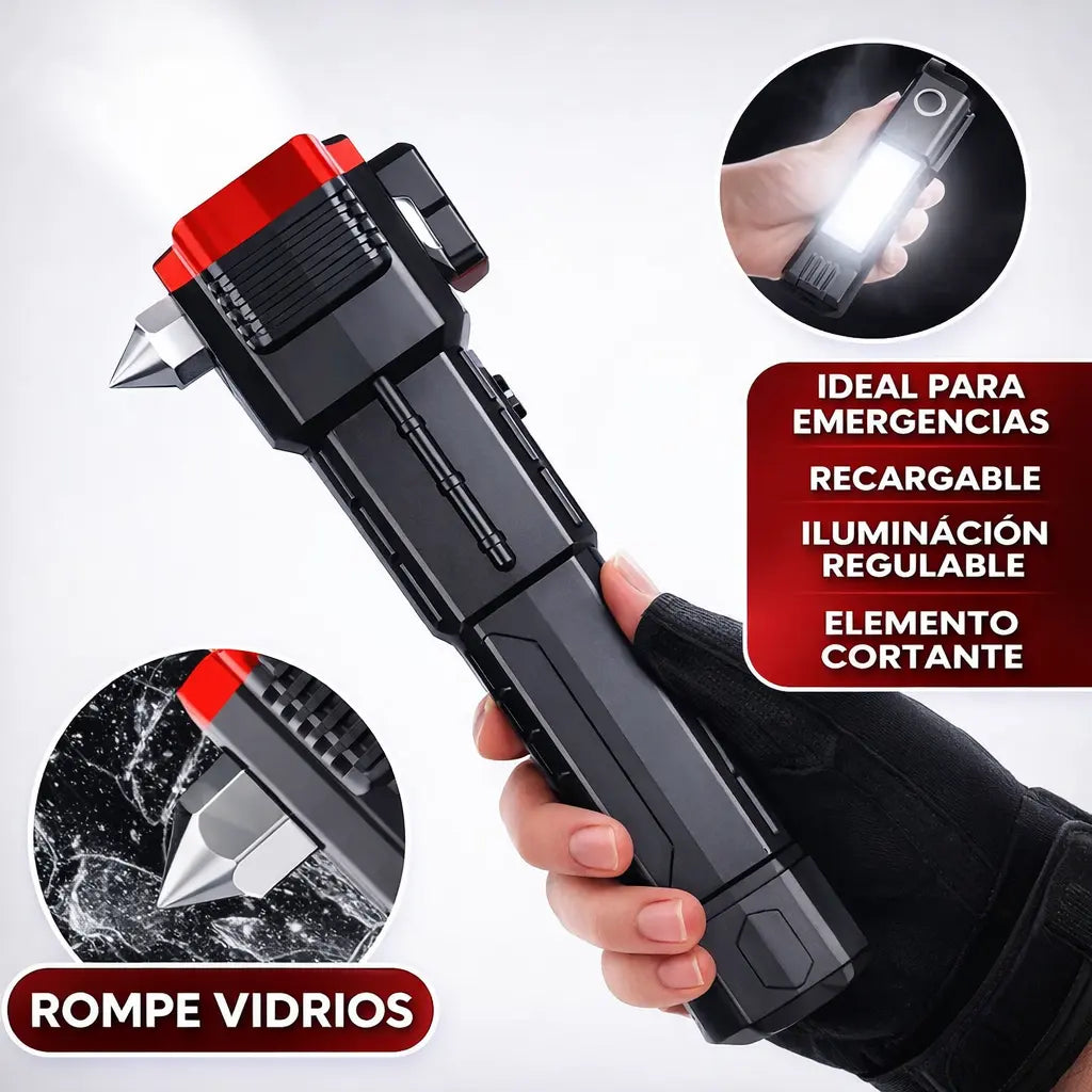 Compre 1 Llévate 2 - Linterna Táctica Multifuncional Titanium